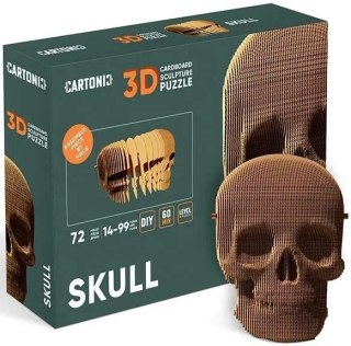 Puzzle 3D kartonowe - Czaszka