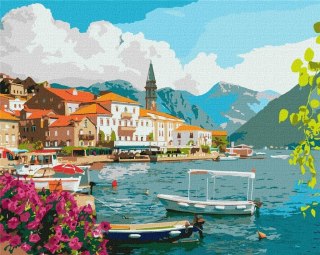 Malowanie po numerach - Lato w Zatoce Kotor 40x50