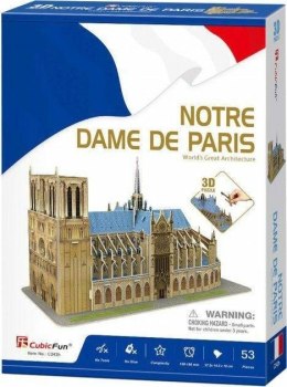 Puzzle 3D Katedra Notre Dame - wersja 2018