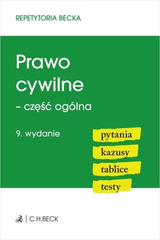 Prawo cywilne część ogólna w.9