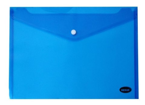 Teczka kopertowa na zatrzask 235x335mm niebieska Teczka kopertowa na zatrzask 235x335mm niebieska
