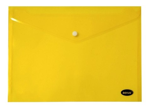 Teczka kopertowa na zatrzask 235x335mm żółta Teczka kopertowa na zatrzask 235x335mm żółta