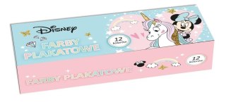 Farby plakatowe 12 kolorów Minnie Mouse