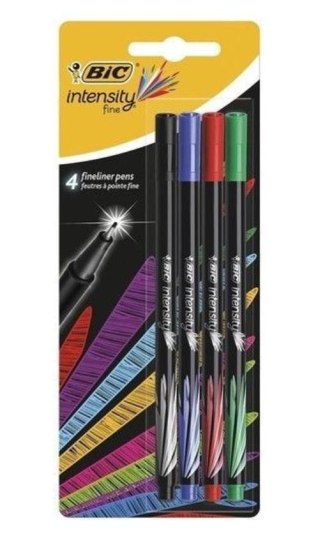 Cienkopisy Intensity fine mix ast 4 kolory BIC