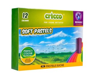 Pastele suche 12 kolorów CRICCO