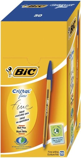 Długopis Cristal Fine niebieski (50szt) BIC