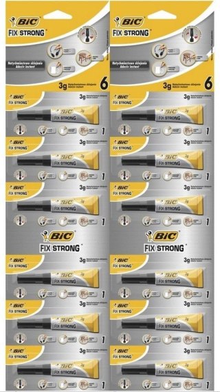 Klej Fix Strong (12szt) BIC