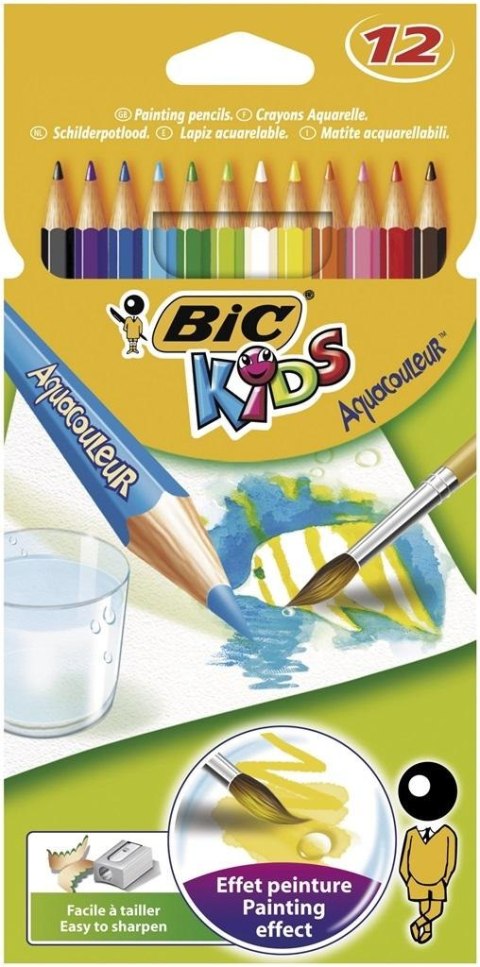 Kredki Aquacouleur 12 kolorów BIC Kredki Aquacouleur 12 kolorów BIC