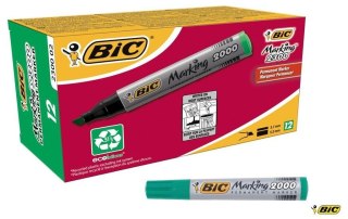 Marker Permanentny Eco 2000 zielony (12szt) BIC