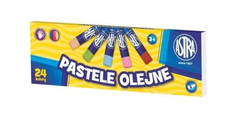 Pastele olejne 24 kolory ASTRA