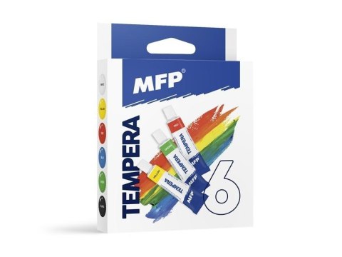 Farby tempera 12ml 6szt Farby tempera 12ml 6szt