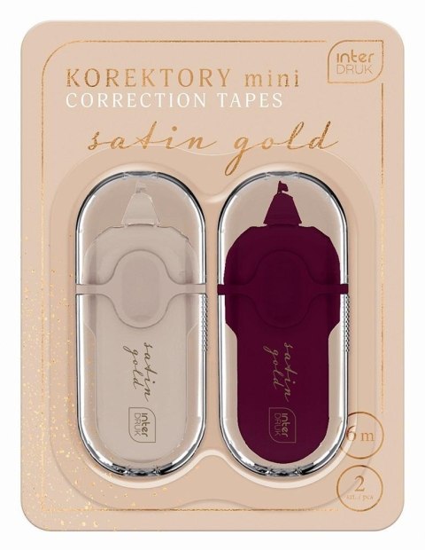 Korektor w taśmie mini 2 sztuki Satin Gold