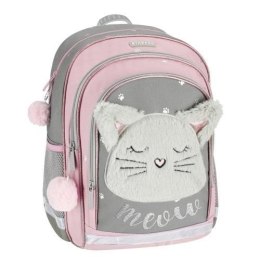 Plecak szkolny Kot pluszowy