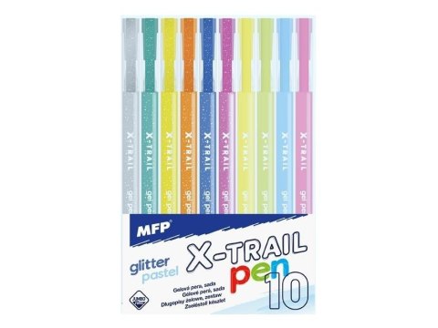 Długopis żelowy brokat + pastel 10szt Długopis żelowy brokat + pastel 10szt