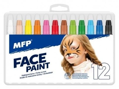 Kredki do malowania twarzy MFP 12szt
