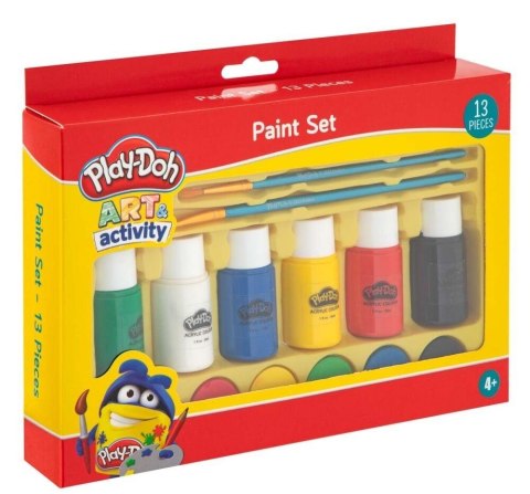 Zestaw farb 6 kolorów 30 ml Play-Doh Zestaw farb 6 kolorów 30 ml Play-Doh