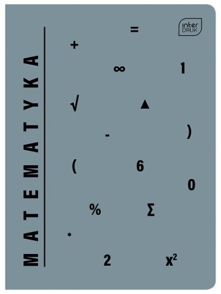 Zeszyt A5/60K kratka UV Matematyka (10szt)