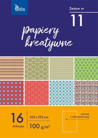 Papiery kreatywne A4/16K zestaw 11