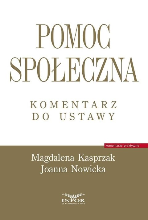 Pomoc społeczna. Komentarz do ustawy