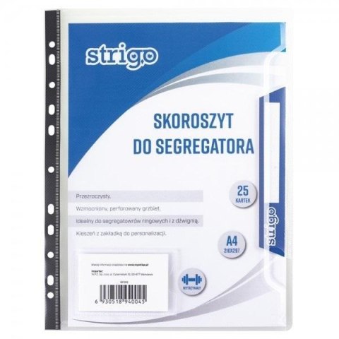 Skoroszyt PP do segregatora A4 STRIGO