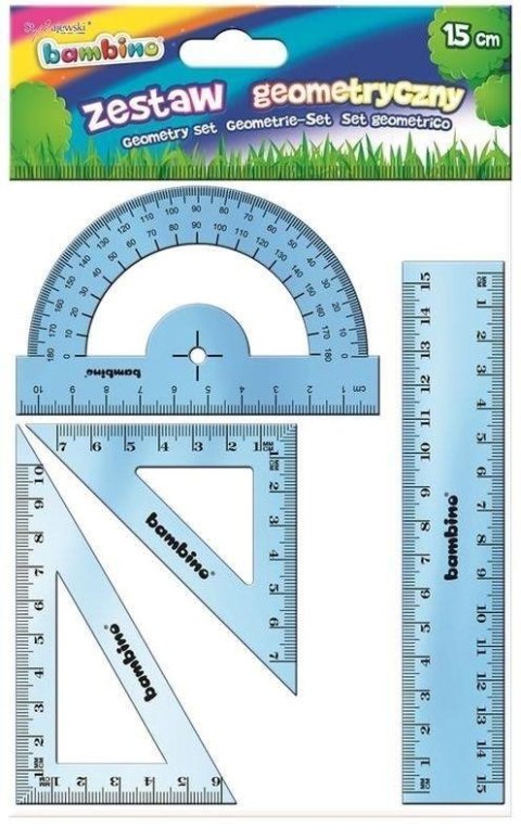 Zestaw geometryczny 4-elementowy 15cm BAMBINO