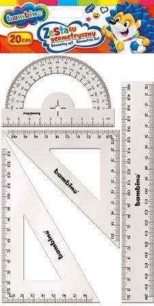 Zestaw geometryczny 4-elementowy 20cm BAMBINO