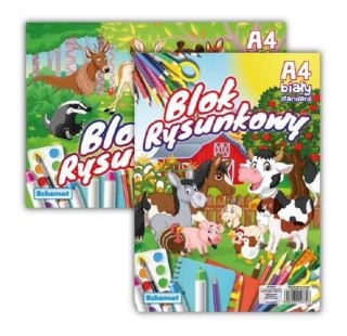 Blok rysunkowy A4/20K 80g biały (10szt)