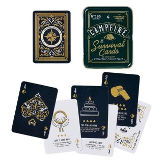 Gra kempingowa Survival cards w puszce