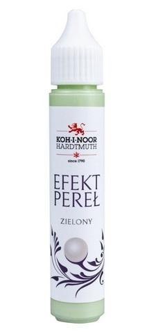 Pisak z efektem perłowym zielony 30ml