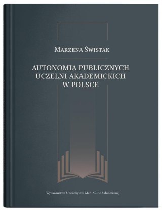 Autonomia publicznych uczelni akademickich...