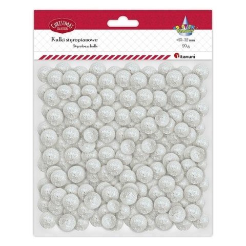 Kulki styropianowe mix białe 20g Kulki styropianowe mix białe 20g