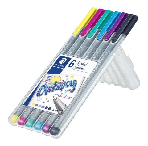 Cienkopis Triplus Galaxy 6 kolorów STAEDTLER