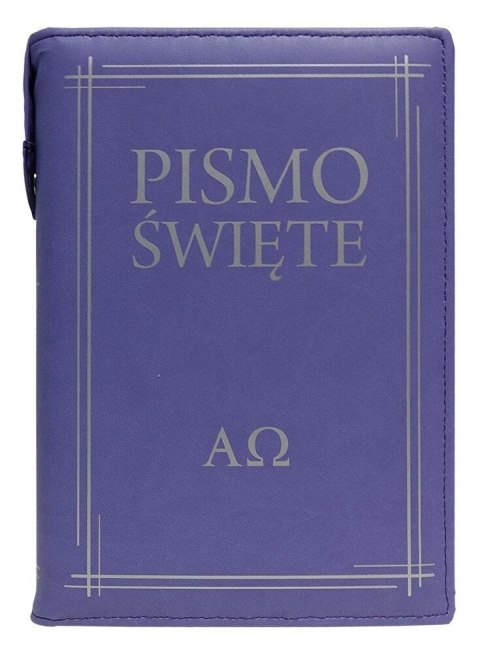 Pismo Święte w etui fioletowe