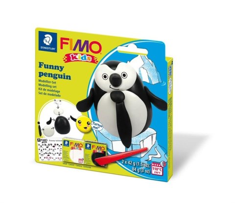 Zestaw Fimo Kids Form&Play 2 x 42g Pingwin