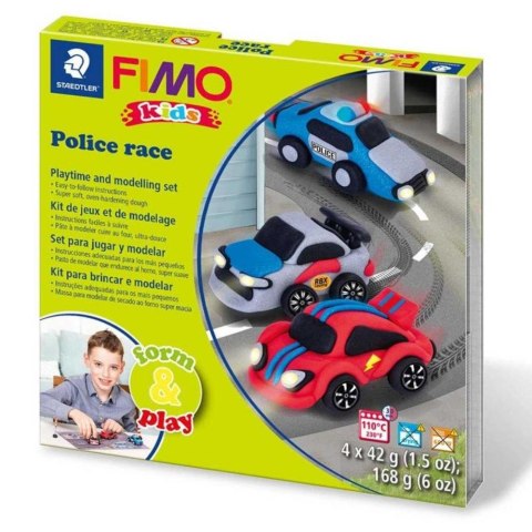 Zestaw Fimo Kids Form&Play 4 x 42g Auta