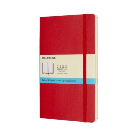 Notes Classic 13x21 kropki czerwony MOLESKINE