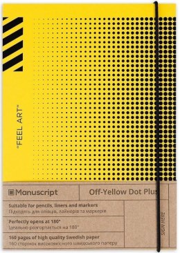 Notatnik A5/80K Off-yellow Dot Plus