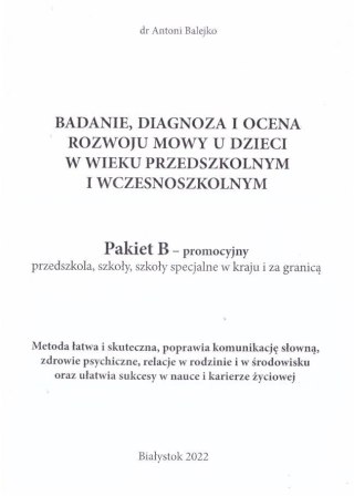 Badanie mowy pakiet B - promoc. przedszkola...