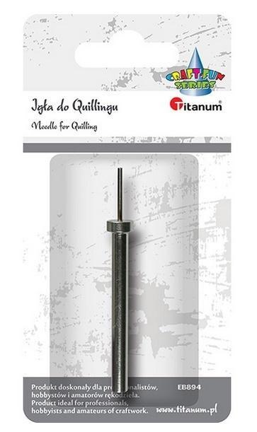 Igła do quillingu pojedyncza metalowa Igła do quillingu pojedyncza metalowa