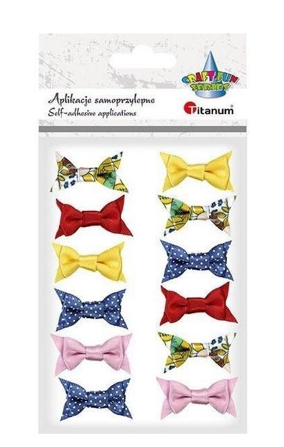 Kokardy 3D samoprzylepne mix 12szt Kokardy 3D samoprzylepne mix 12szt