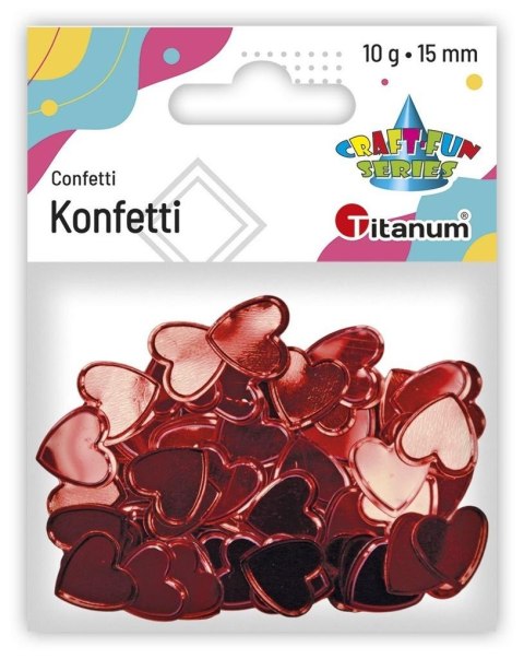 Konfetti serca czerwone 10g Konfetti serca czerwone 10g