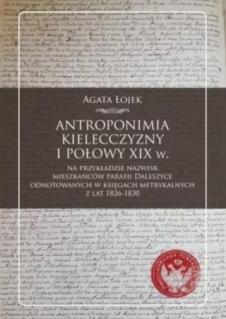 Antroponimia Kielecczyzny I połowy XIX w.