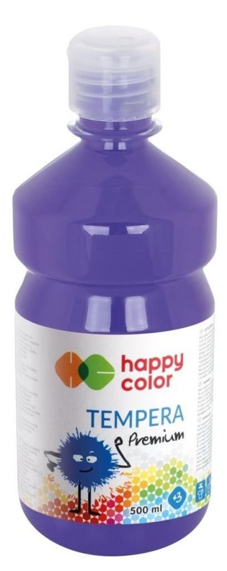 Farba tempera Premium 500ml fioletowa HAPPY COLOR