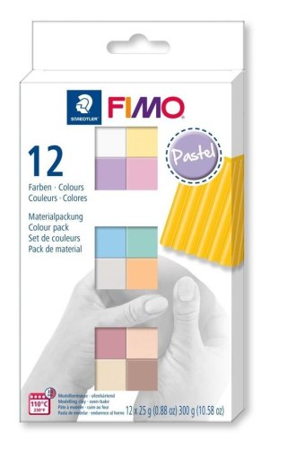 Fimo Soft 12x25g kolory Pastel