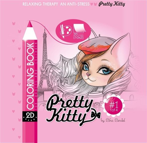 Kolorowanka antystresowa 200x200 Pretty Kitty 1