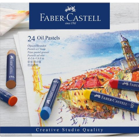 Pastele olejne CS 24 kolory FABER CASTELL