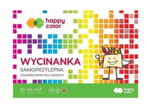 Blok Wycinanka samoprzylepna A5/8K HAPPY COLOR