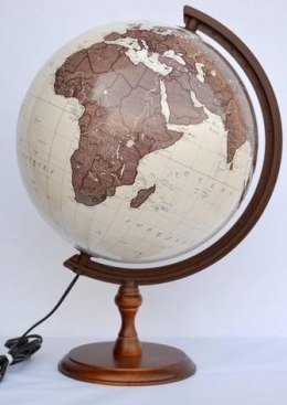 Globus antyczny podświetlany 32 cm