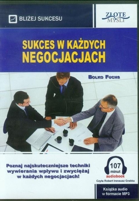 Sukces w każdych negocjacjach. Audiobook