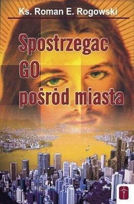 Spostrzegać Go pośród miasta